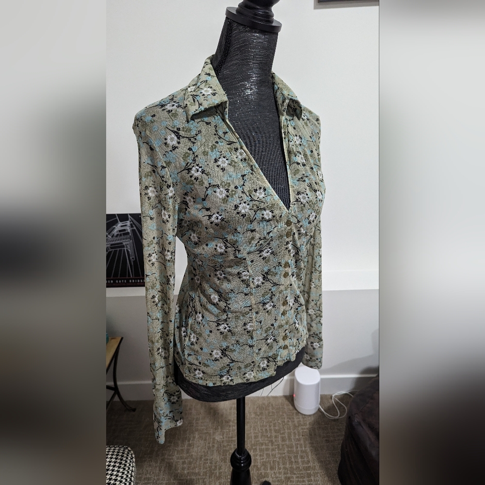 💥Flash Sale💥Mexx Sheer blouse in floral pattern